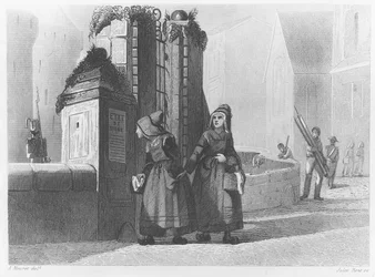 Arrival of the Duchess of Berry in Nantes, 1820